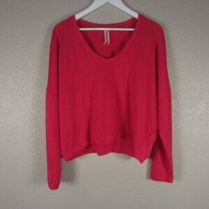 Anthropologie Long Sleeve Top Women's Size Medium Pink‎